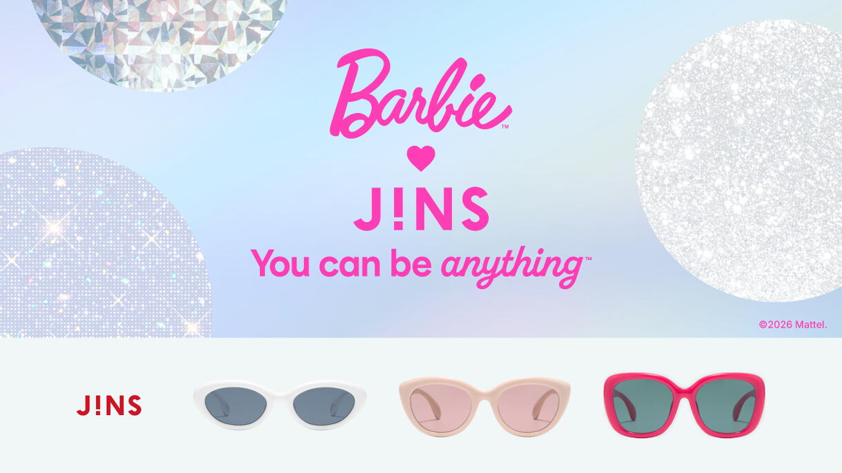 世界で最も有名なファッションドールBarbie™とJINSのコラボ